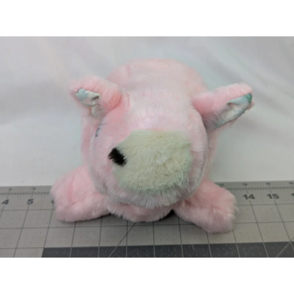 Pink Pig Bean Plush 7 Inch‎ Blue Eyes Stuffed Animal Toy